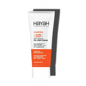 HAYAH LABORATORIES UVEPRO DRY TOUCH CREAM SPF 50+ OILY TO COMBINATION SKIN 50 ML